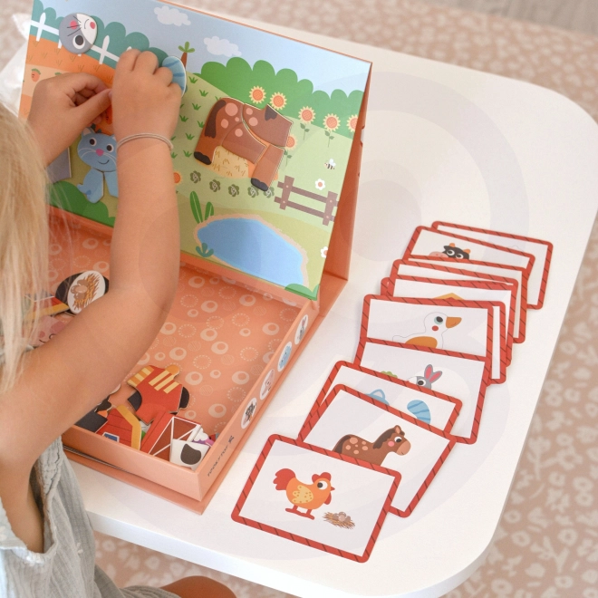 Puzzle Magnetico Fattoria Tooky Toy