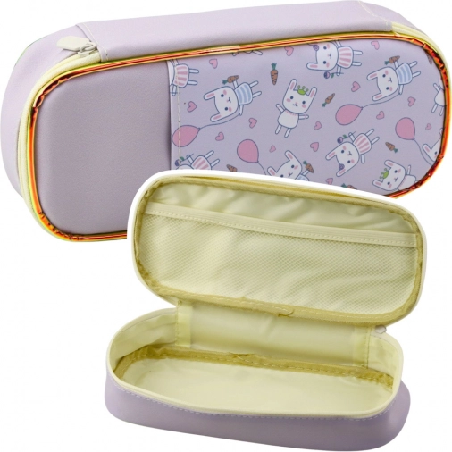 Pan di zenzero con coniglietti viola 24 cm