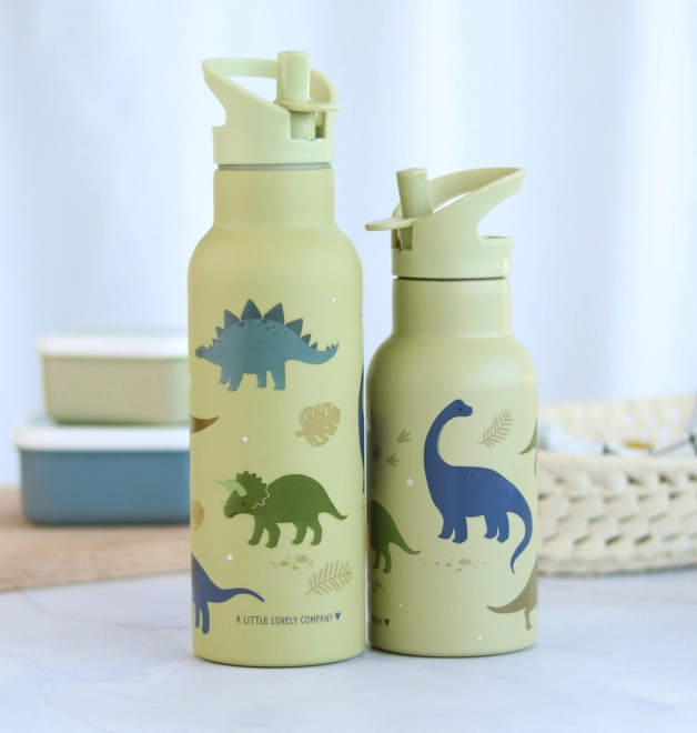 A Little Lovely Company Bottiglia in acciaio inox 500 ml – Dinosauri