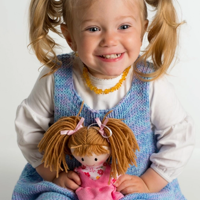 Bambola di peluche Aniška 20 cm, che parla slovacco