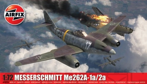 Modello in plastica Messerschmitt Me 262A-1a/2a scala 1/72