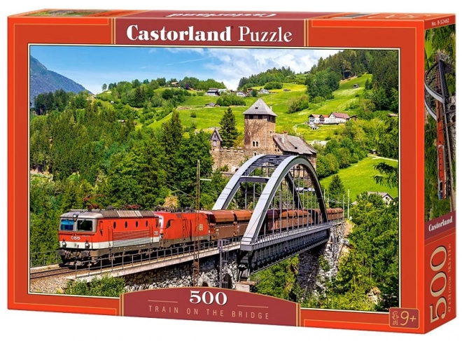 Puzzle Il Treno sul Ponte 500 pezzi