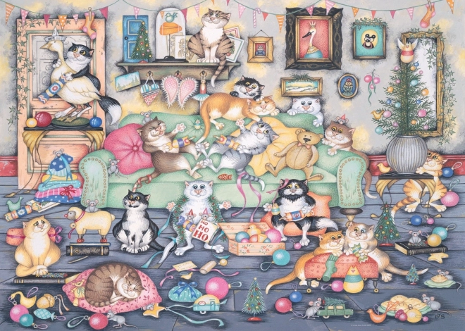 Puzzle 1000 pezzi Gatti del mondo