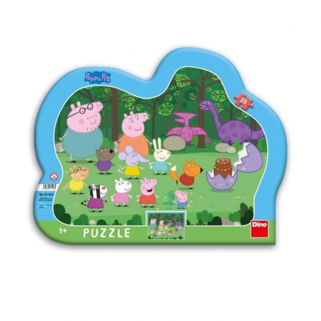 Puzzle Peppa Pig DINO 25 pezzi