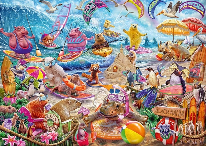 Puzzle mania sulla spiaggia SCHMIDT 1000 pezzi