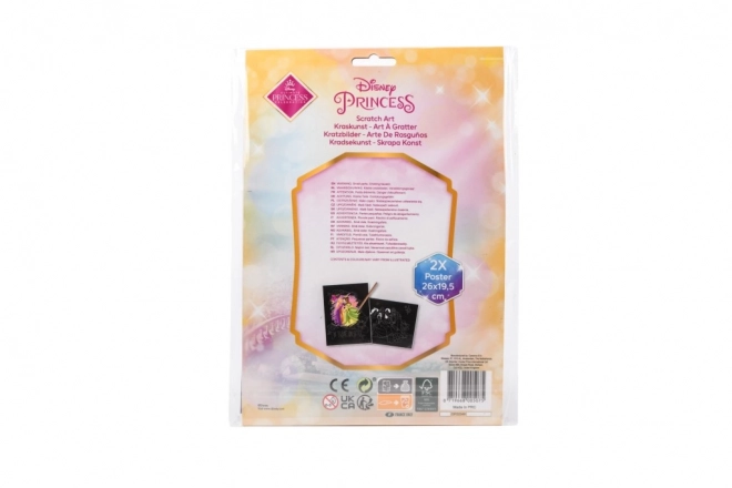 Immagini da graffiare Principesse Disney