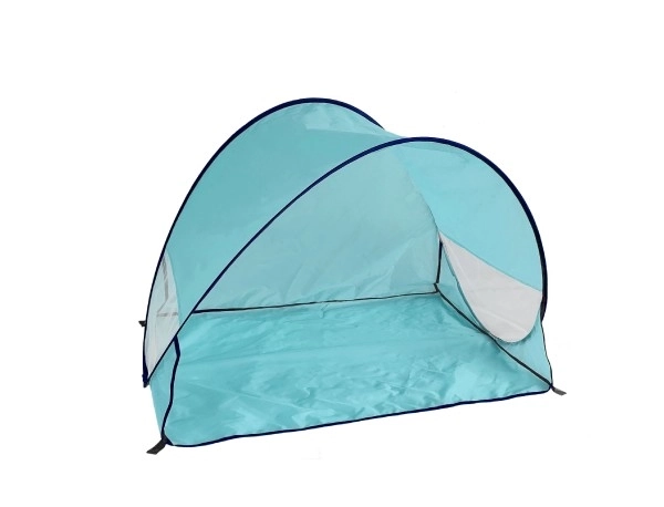 Tenda da spiaggia con filtro UV 100x70x80cm auto-montante in poliestere/metallo blu