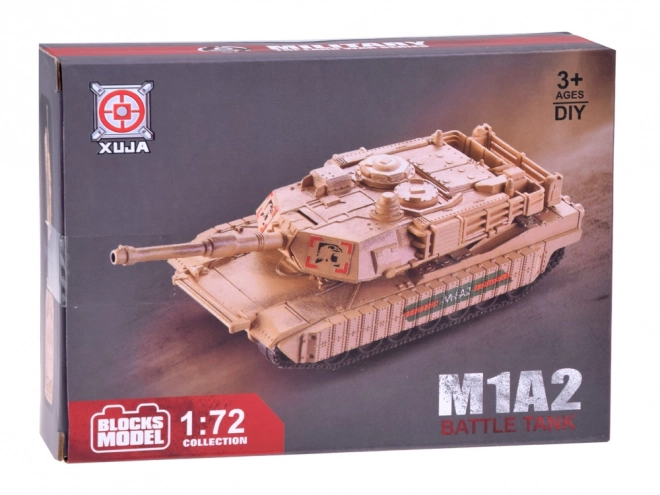 Kit costruzione carro armato americano Abrams M1A2