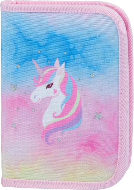 Set Baagl Zippy Plus Unicorn Arcobaleno: zaino, astuccio, sacchetto, grembiule, portafoglio
