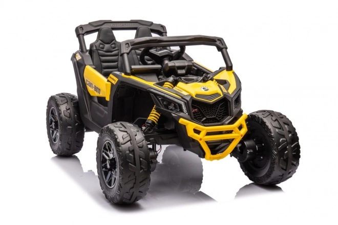 Auto a batterie buggy Can-Am giallo