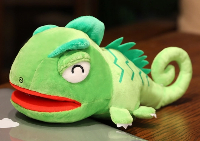 Pupazzo di peluche Drago Verde Burattino