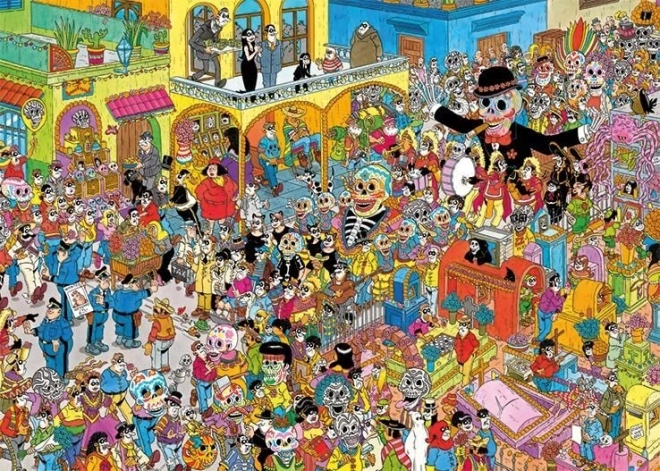 Puzzle JUMBO Dia de los Muertos 1000 pezzi