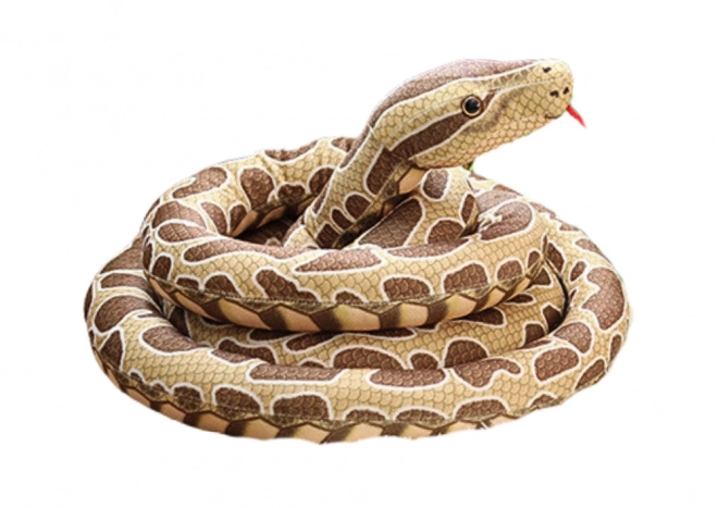 Serpente di peluche marrone 400 cm