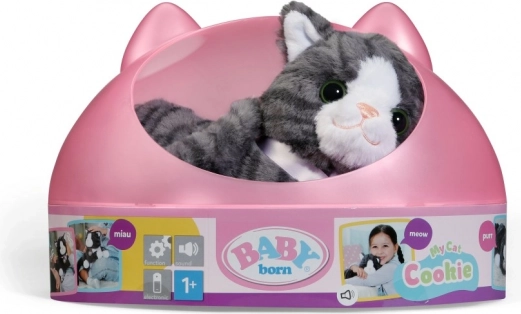 BABY born gattino interattivo Cookie con trasportino