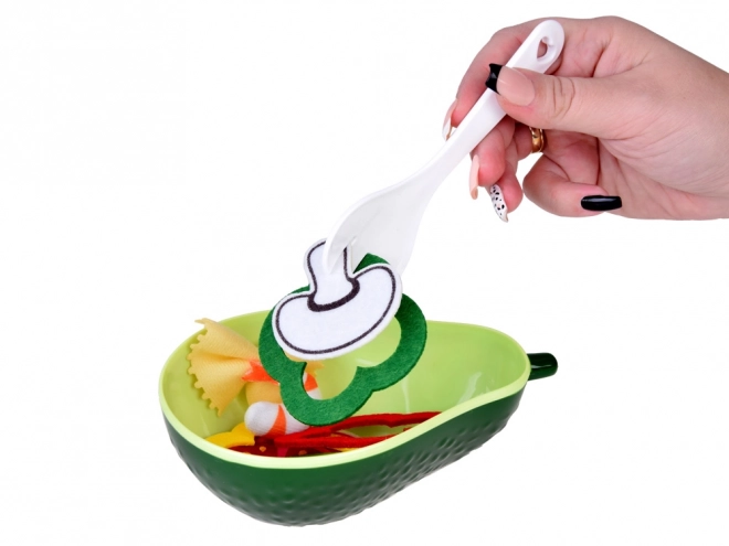 Set per Insalata Giocattolo con Ciotola e Accessori