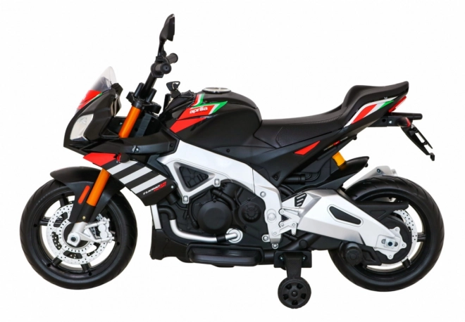 Moto a batteria per bambini Aprilia Tuono V4 nero