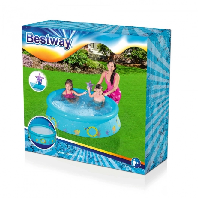 Piscina da giardino a forma di pesci con doccia BESTWAY