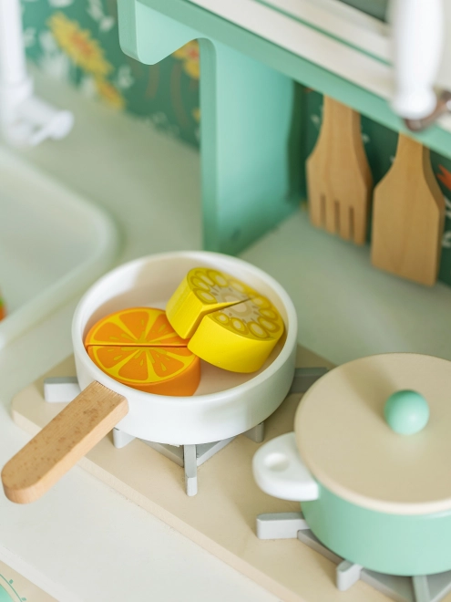 Grande cucina in legno per bambini