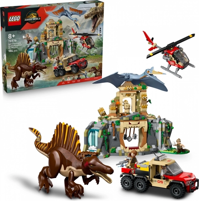 Jurassic World: Missione aerea con Quetzalcoatlo e Spinosauro