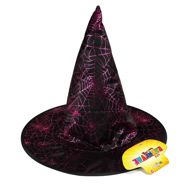 Cappello Halloween da strega viola per bambini