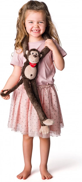 Scimmietta di peluche Coffee - Hug me 70 cm