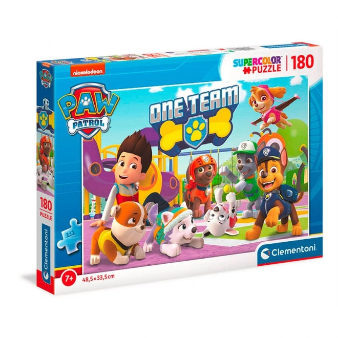 Puzzle Paw Patrol Uno Squadra 180 Pezzi