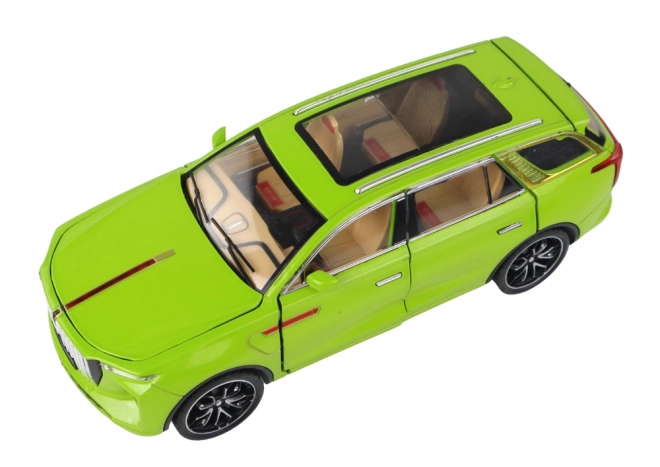 Modello di Auto RC in Alluminio Scala 1:24 Colore Verde