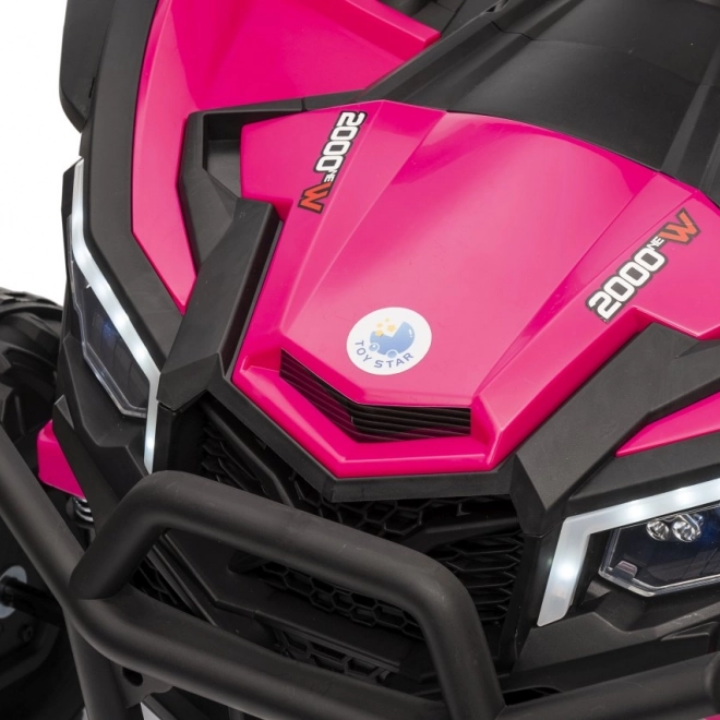 Auto elettrico per bambini Buggy Madman UTV-MX rosa