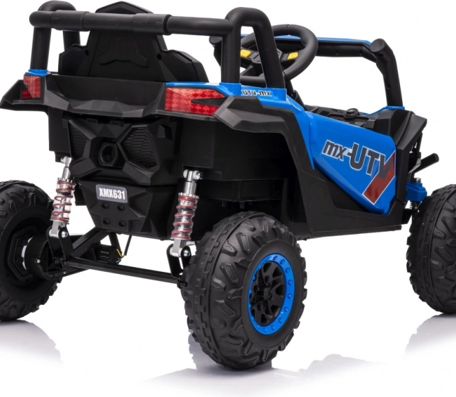 Veicolo elettrico per bambini Buggy Madman UTV-MX blu