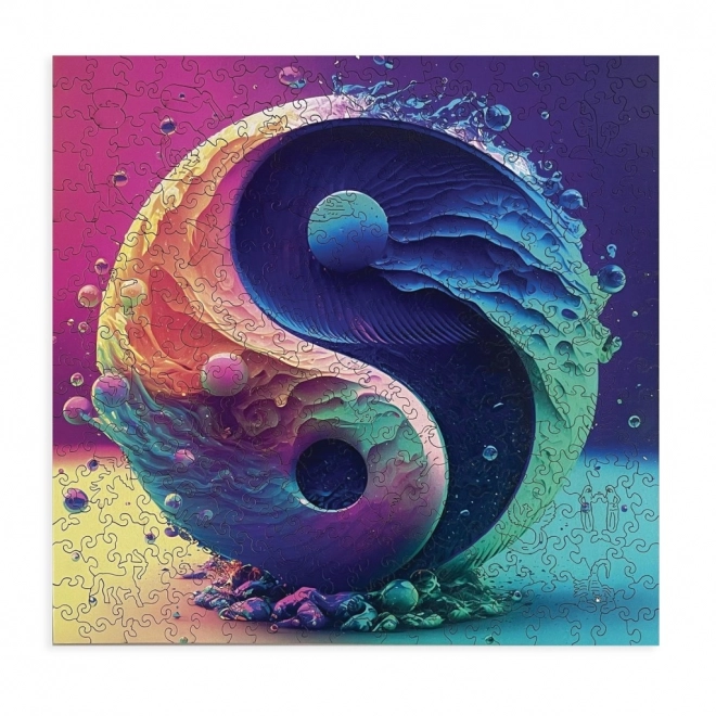 Puzzle in legno Yin Yang A3