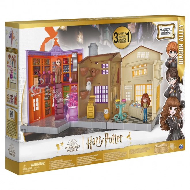 Harry Potter set giocattolo Diagon Alley con figurine