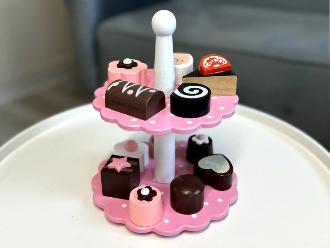 Set di pasticceria in legno per bambini