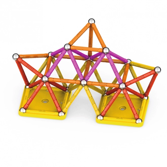 Blocchi Magnetici Riciclati Classic 93 Pezzi Arancioni