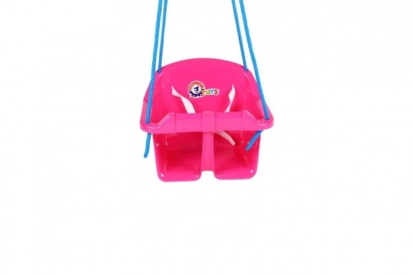 Altalena per bambini in plastica blu – Rosa