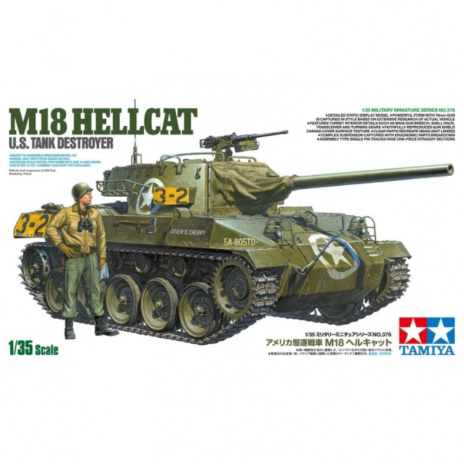 modello plastica Cacciatorpediniere americano M18 Hellcat