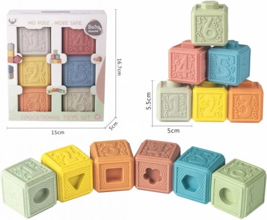 Blocchi forme e numeri per bambini