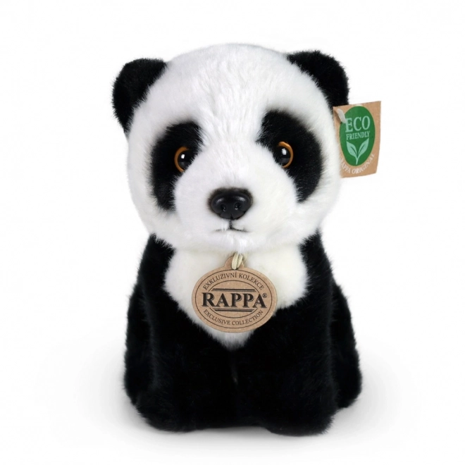 Panda di peluche ecologica seduta 18 cm