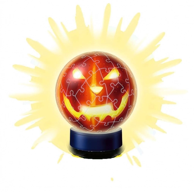 Testa di zucca illuminata 3D Ravensburger 74 pezzi