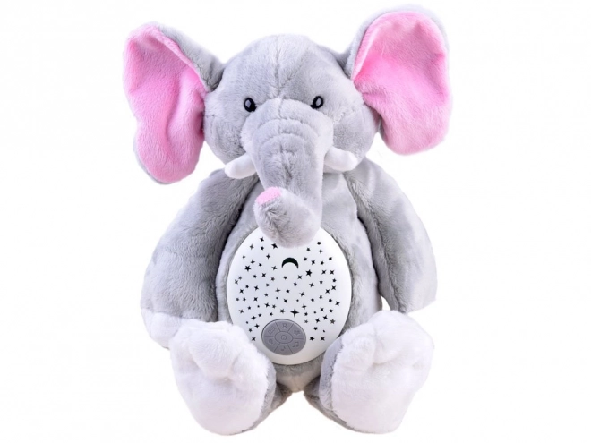 Proiettore musicale elefante di peluche