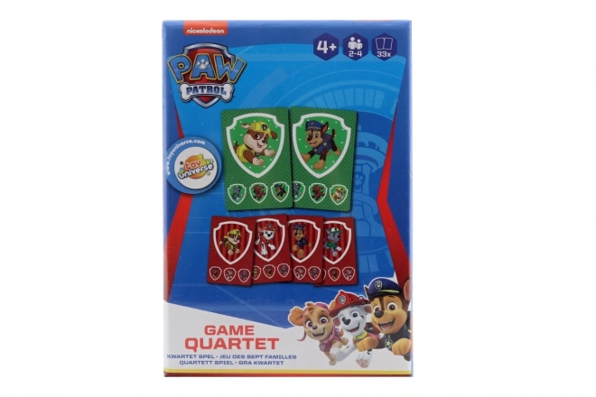 Gioco di carte quartetto di PAW Patrol