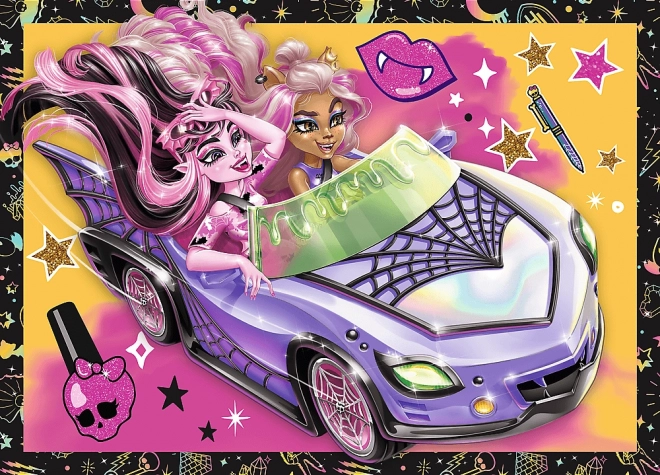 Puzzle Monster High: giornata elettrizzante 4 in 1