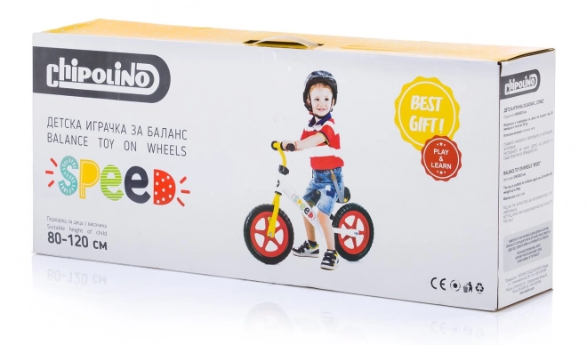 CHIPOLINO Bicicletta senza pedali Speed Blue