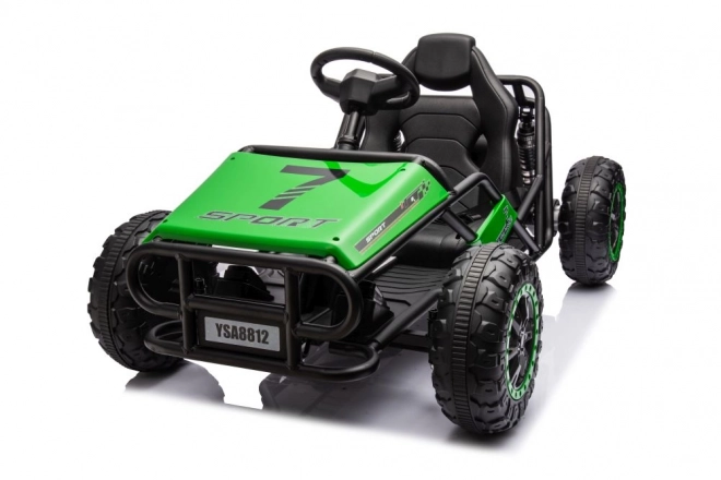 Auto elettrica per bambini Buggy Verde 24V