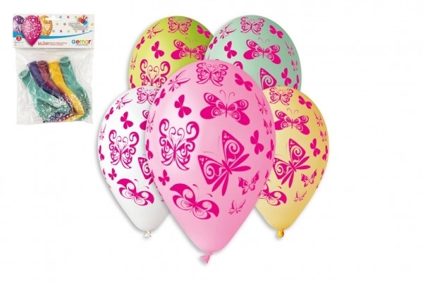 Palloncini Gonfiabili Farfalla 30cm 5pz