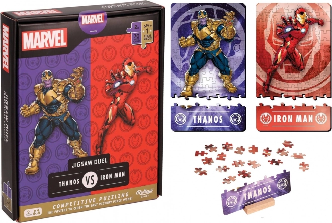 Puzzle doppio Marvel Avengers: Thanos vs Iron Man