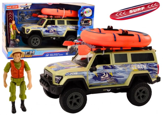 Auto da Spiaggia per Surfisti con Accessori