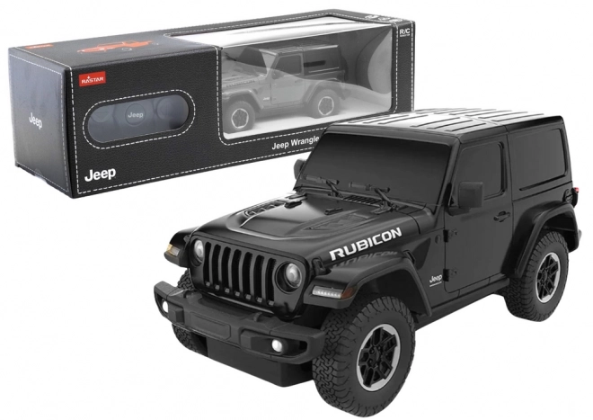 Modello radiocomandato Jeep Wrangler JL Rubicon nero