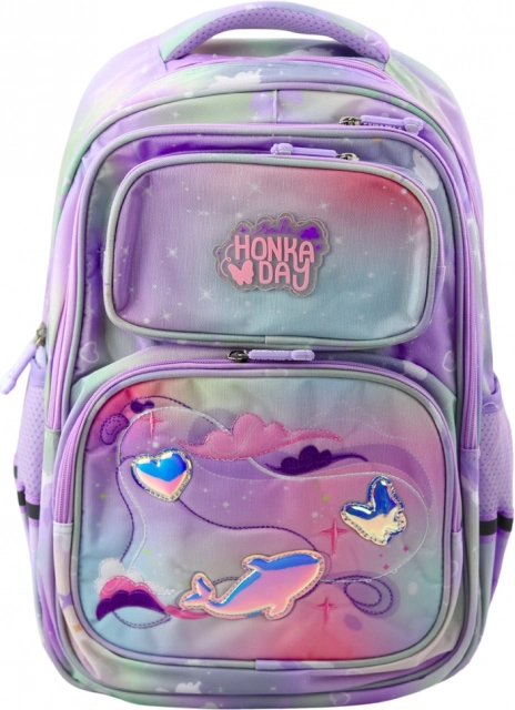 Zaino scolastico pastello con cinghia pettorale 20L