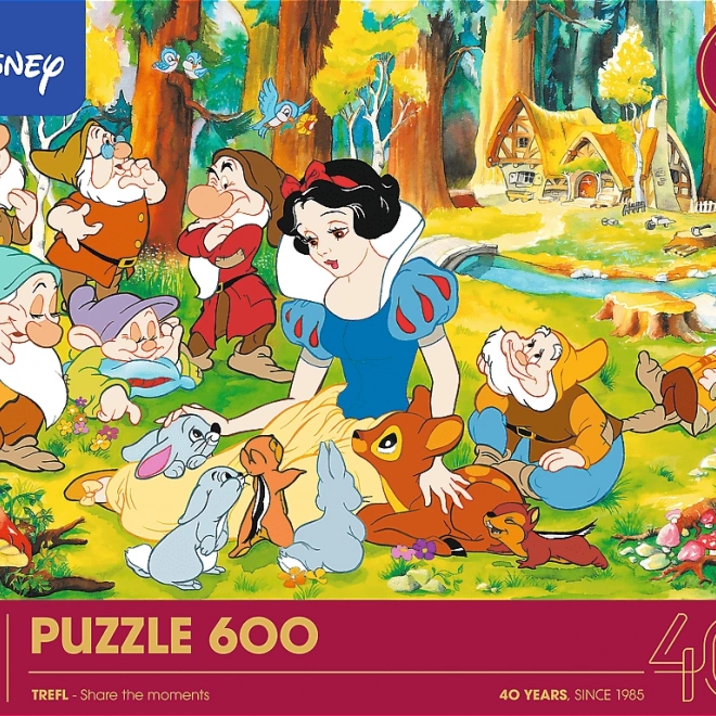 Puzzle Disney: Biancaneve e i sette nani, 600 pezzi
