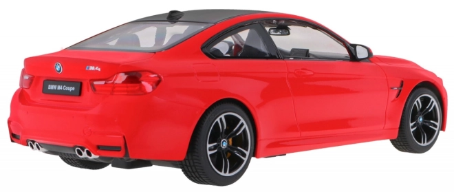 Auto telecomandato BMW M4 Coupé bianco in scala 1:14 di Rastar – Rosso